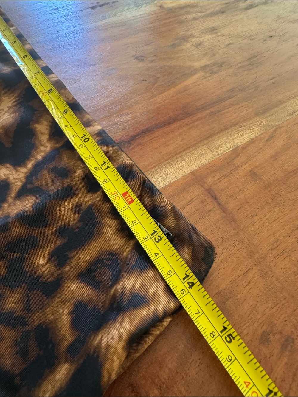 DKNY Leopard-Print Satin Slip Skirt in Brown and Black - Picture 7 of 8